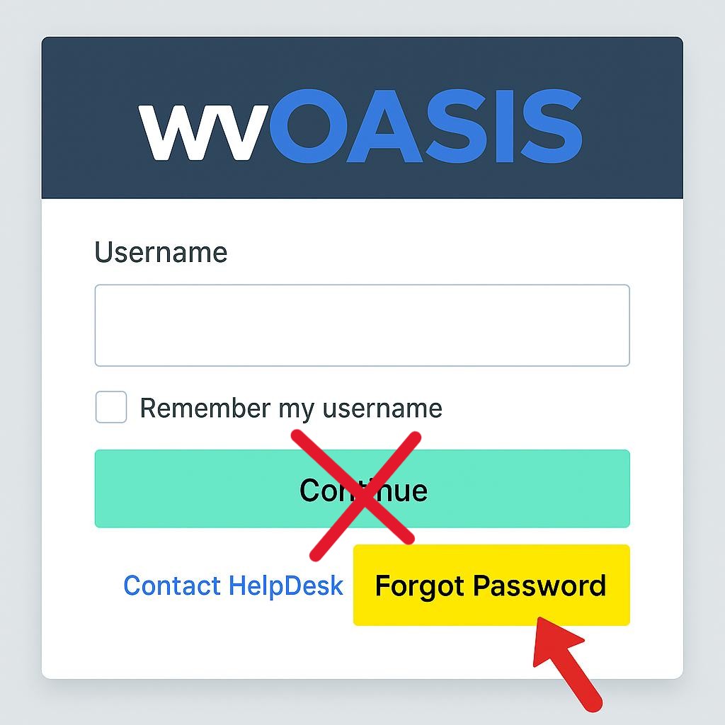 Forgot Password Screenshot